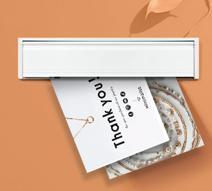 postcards in a mailbox